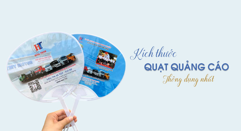 Kích thước quạt nhựa