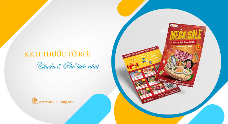 Kích thước tờ rơi chuẩn