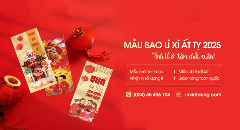 Mẫu bao lì xì 2025