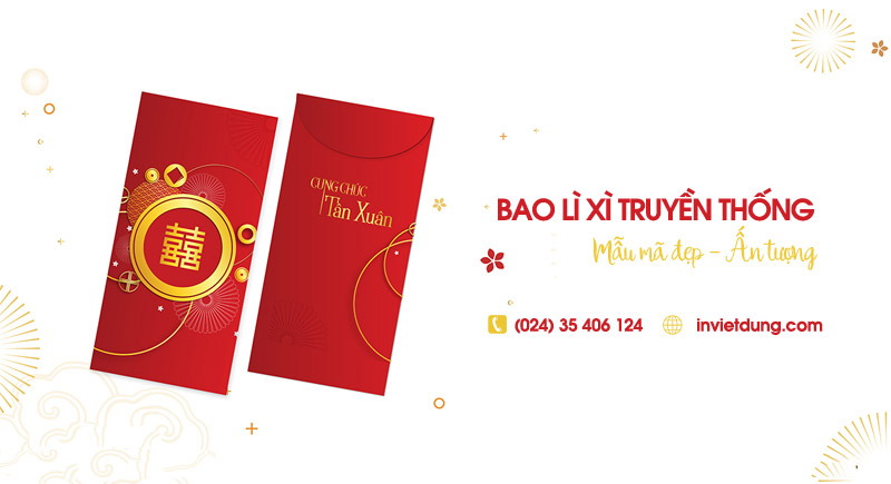 Mẫu bao lì xì truyền thống