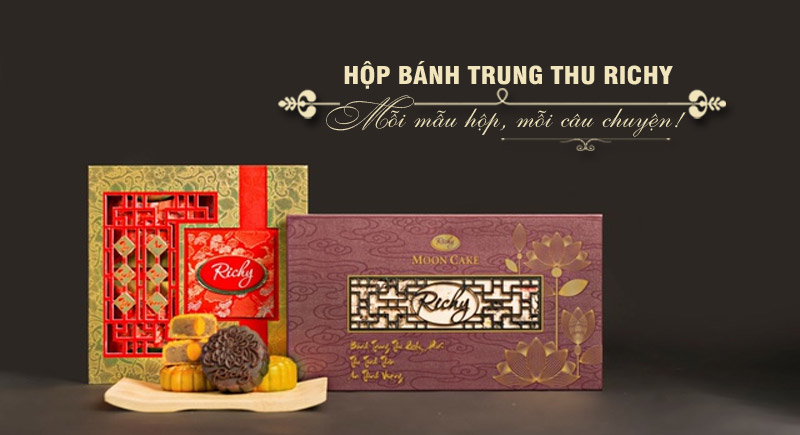 Mẫu hộp đựng bánh trung thu Richy