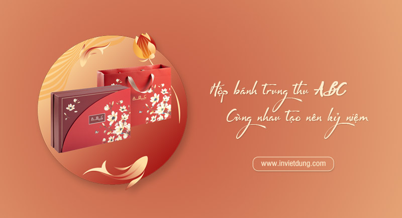 Mẫu hộp đựng bánh trung thu ABC