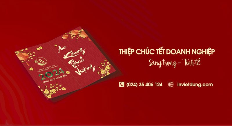Mẫu thiệp chúc Tết doanh nghiệp, công ty