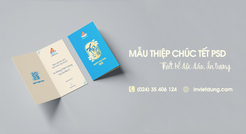 Mẫu thiệp chúc Tết PSD​
