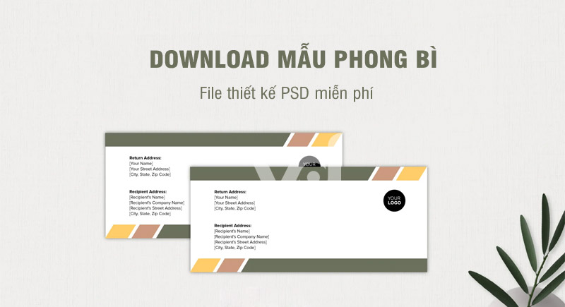 Download mẫu thiết kế phong bì thư 
