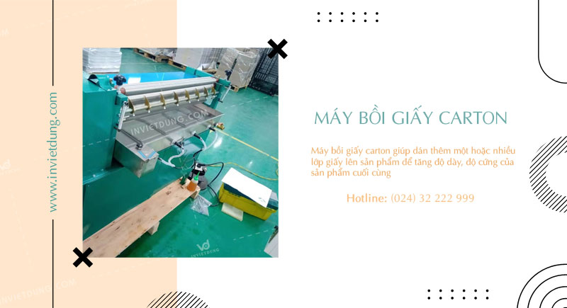 Máy bồi giấy carton là gì