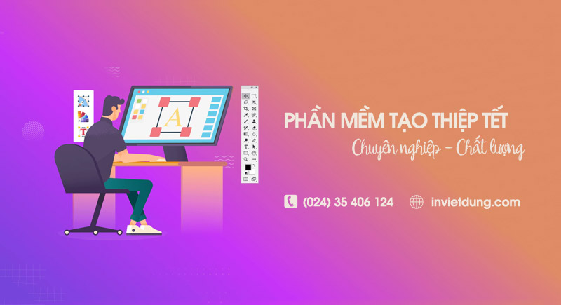 Phần mềm tạo thiệp chúc Tết