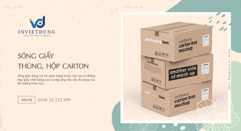 Các loại sóng giấy thùng hộp carton