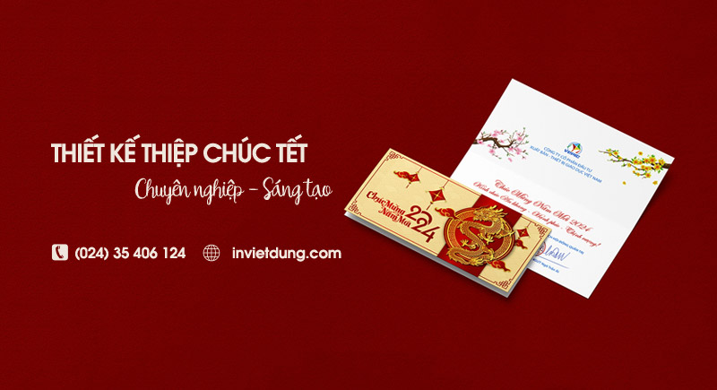 Thiết kế thiệp tết