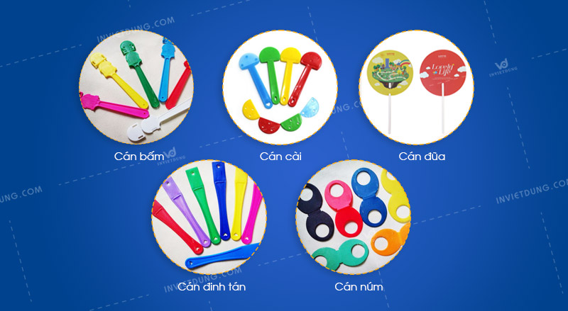Cán quạt nhựa quảng cáo