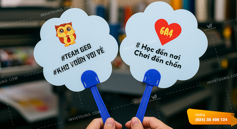 Quạt nhựa PP hình hoa