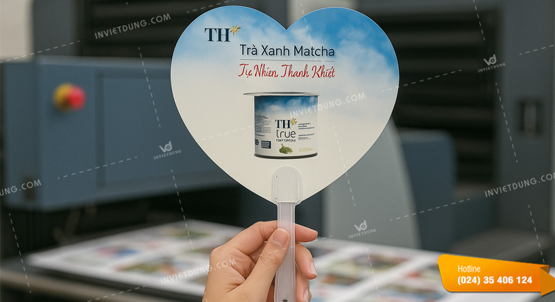 Quạt nhựa PP hình trái tim