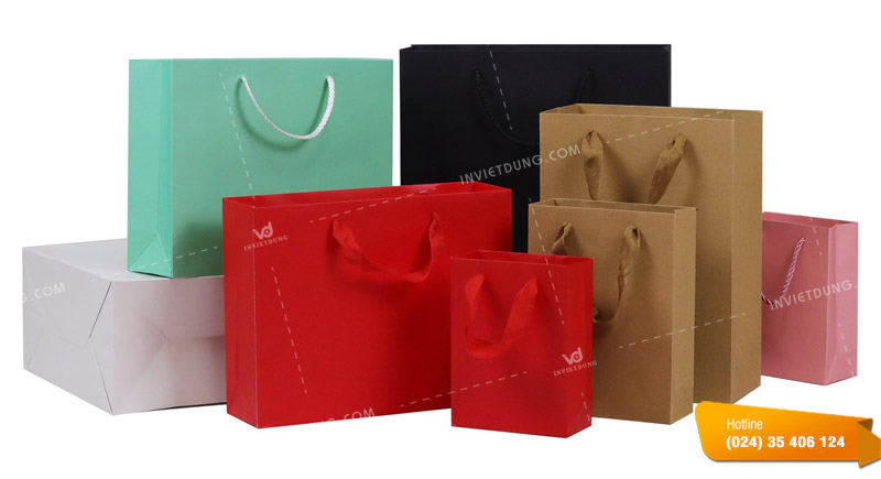 Kích thước tiêu chuẩn của túi giấy đáy vuông theo nhu cầu sử dụng