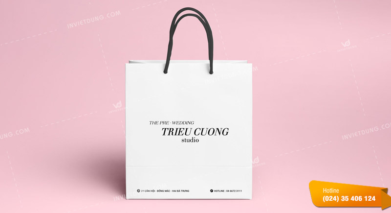 Nên in gì trên túi giấy studio?