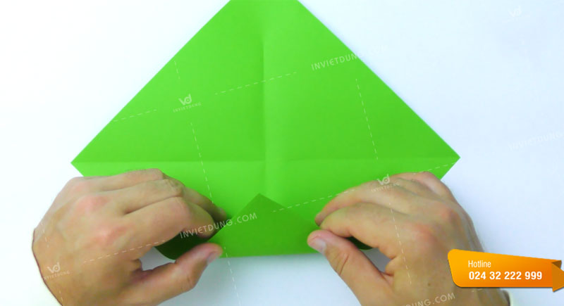 Cách gấp hộp giấy đựng kẹo hình chữ nhật