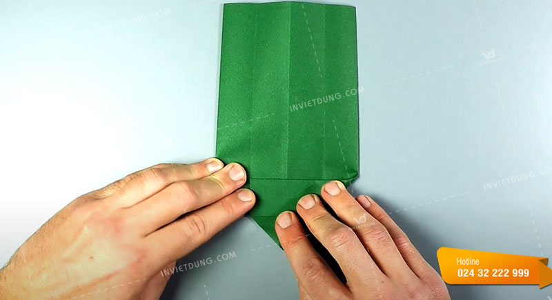 Cách gấp hộp giấy đơn giản hình chữ nhật bước 5