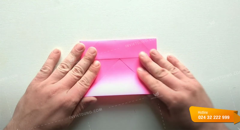 Cách gấp hộp giấy origami masu bước 3