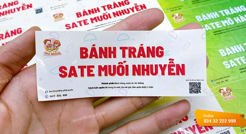 Mẫu tem nhãn bánh tráng sate Muối Nguyễn