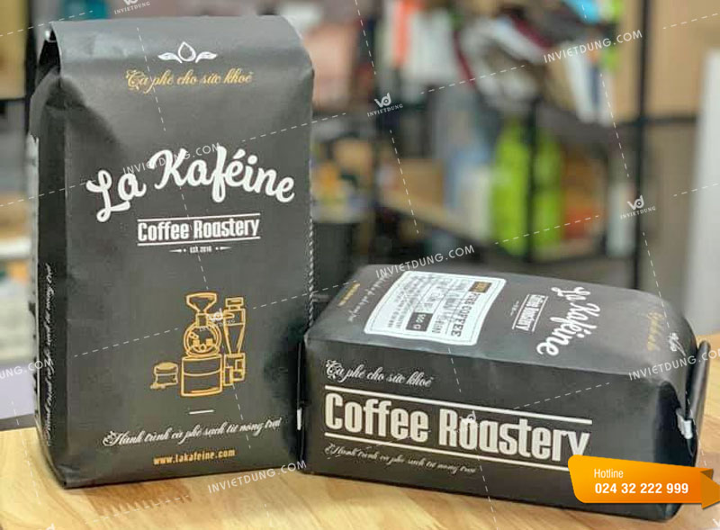 Mẫu túi giấy thương hiệu cà phê Coffee Roastery