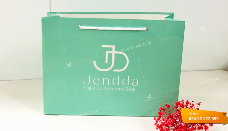 Túi giấy đựng mỹ phẩm cho cửa hàng Jendda