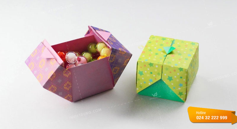 Cách gấp hộp giấy origami đơn giản qua từng bước chi tiết