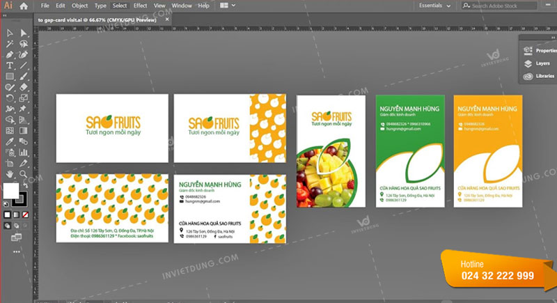Phần mềm thiết kế name card Adobe Illustrator