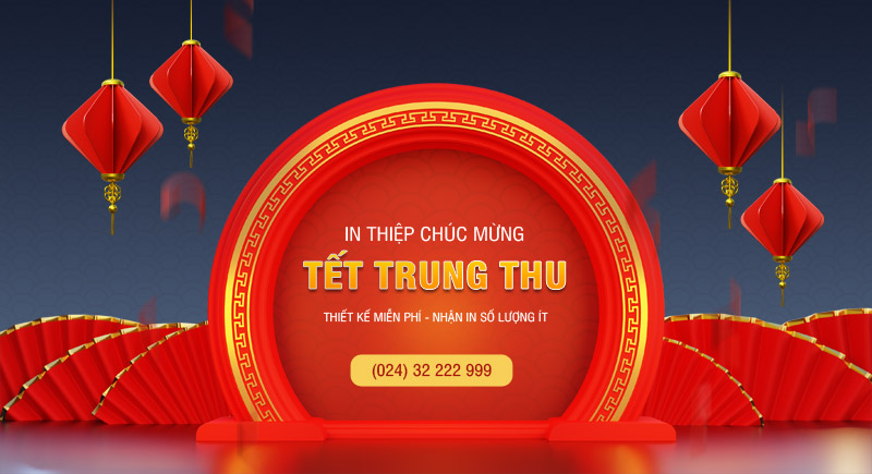 Dịch vụ in thiệp chúc mừng Trung thu tại Hà Nội, thiết kế miễn phí