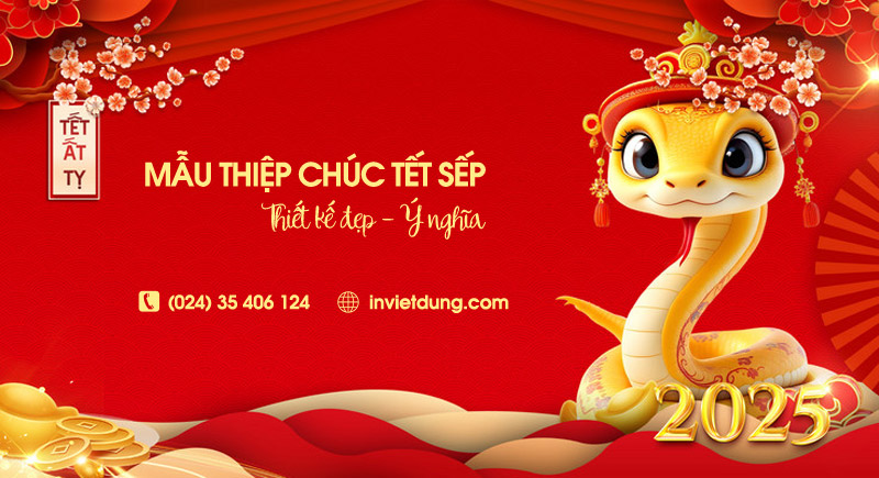Mẫu thiệp chúc Tết Sếp: Những lời chúc và thiết kế ấn tượng