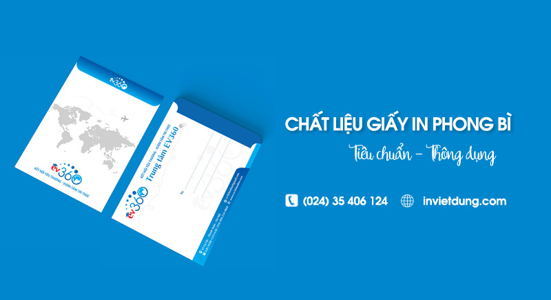 Tổng hợp 7 chất liệu giấy in phong bì chuyên dụng hiện nay