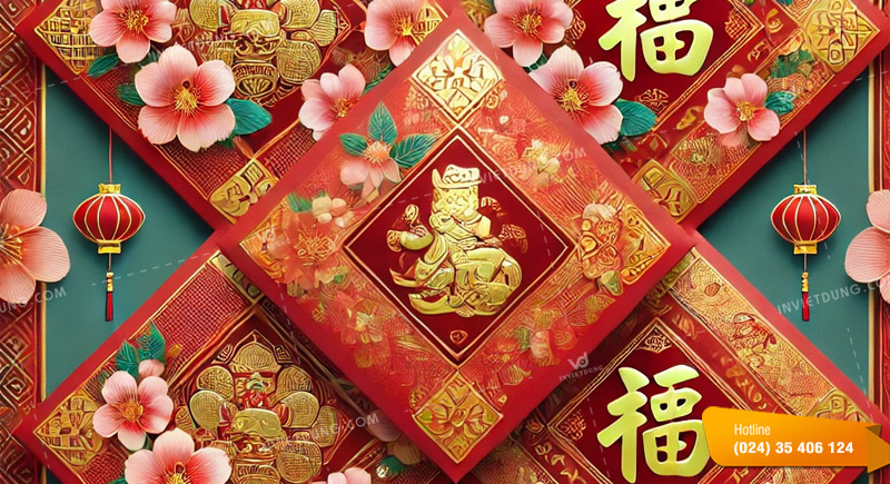 Bao lì xì hình thoi
