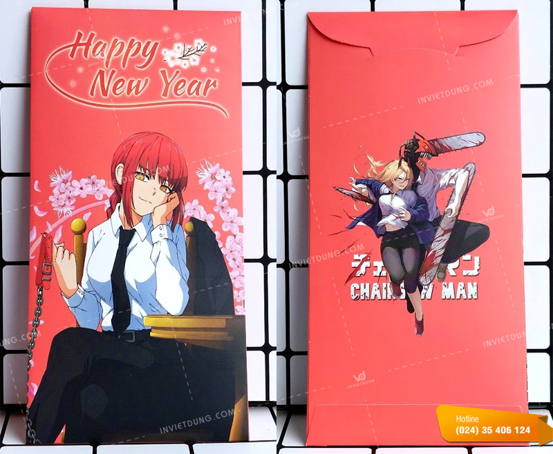 Mẫu bao lì xì anime