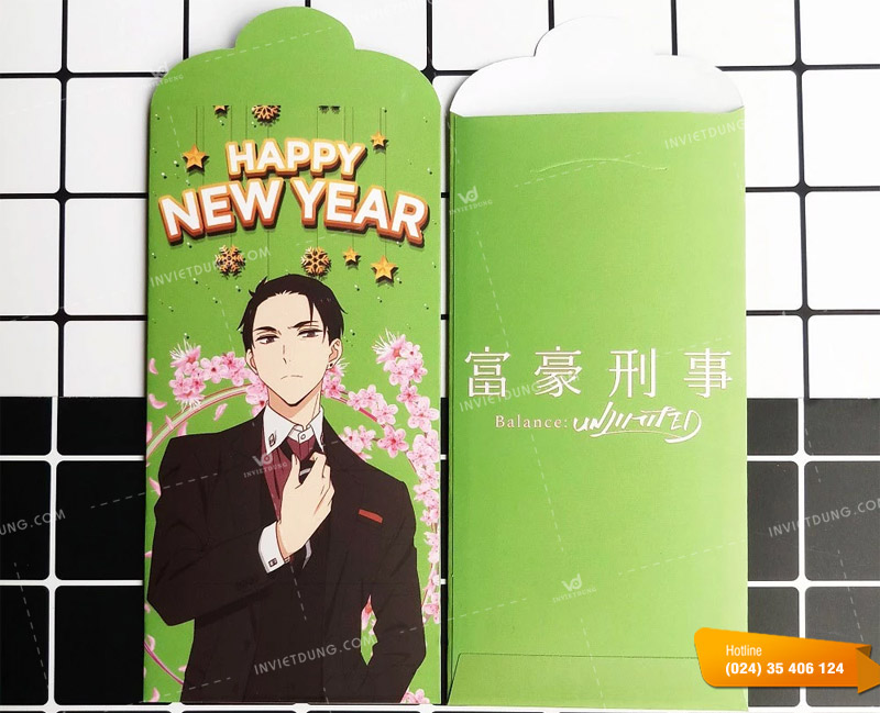 Mẫu bao lì xì anime