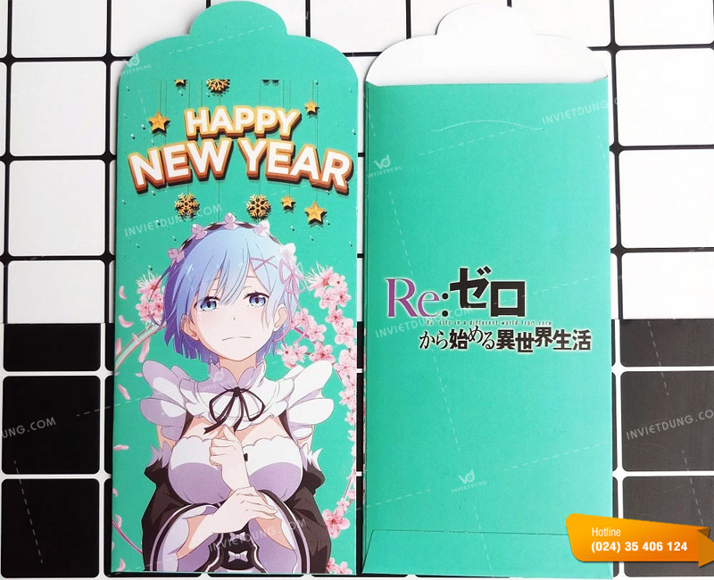Mẫu bao lì xì anime