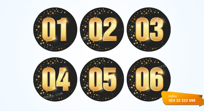 Ứng dụng của in decal số thứ tự thông dụng