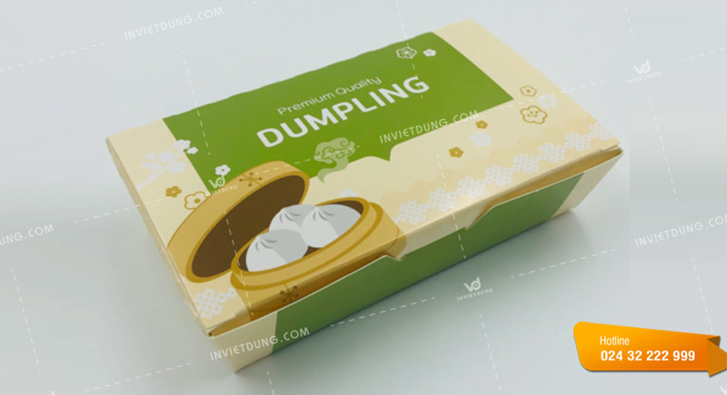 Các kiểu dáng hộp giấy đựng bánh bao thông dụng
