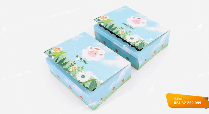 Mẫu hộp giấy đựng đồ chơi trẻ em