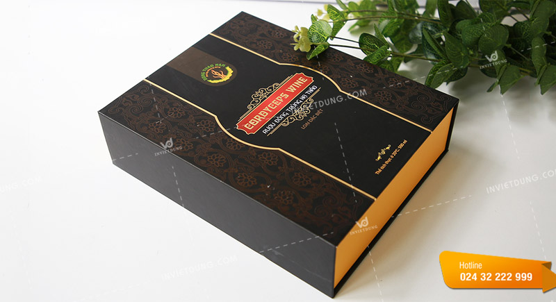 Mẫu hộp giấy đựng đông trùng hạ thảo 