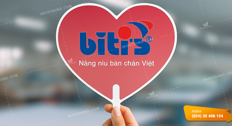 Cấu tạo quạt nhựa hình trái tim 