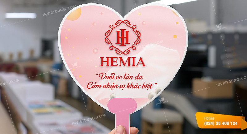 Cấu tạo quạt nhựa hình trái tim 