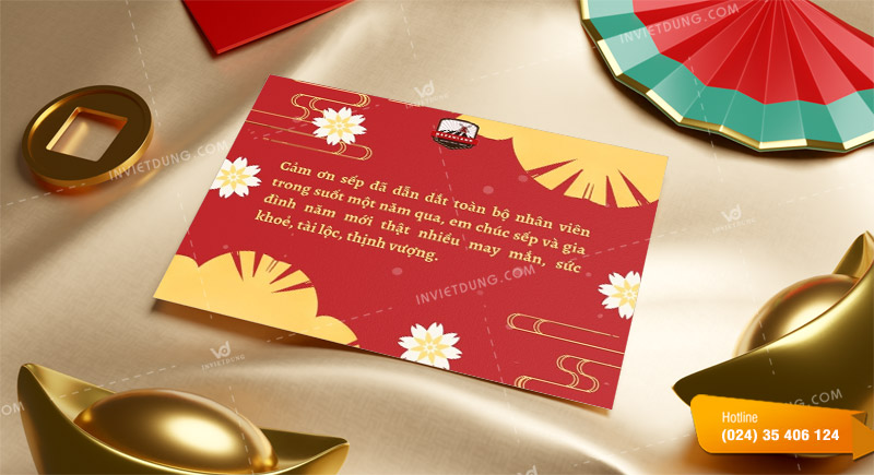 Mẫu thiệp chúc Tết sếp