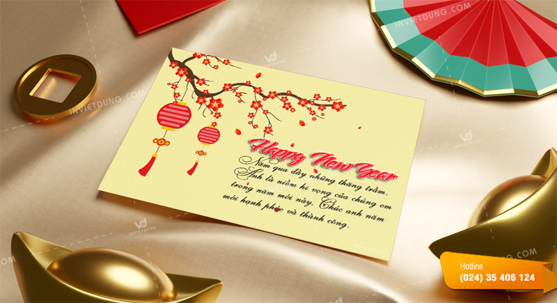 Mẫu thiệp chúc Tết sếp
