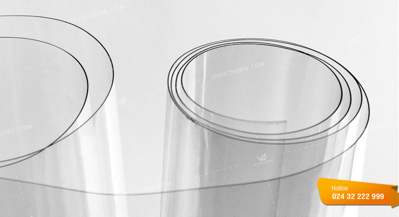 Chất liệu decal nhựa trong suốt