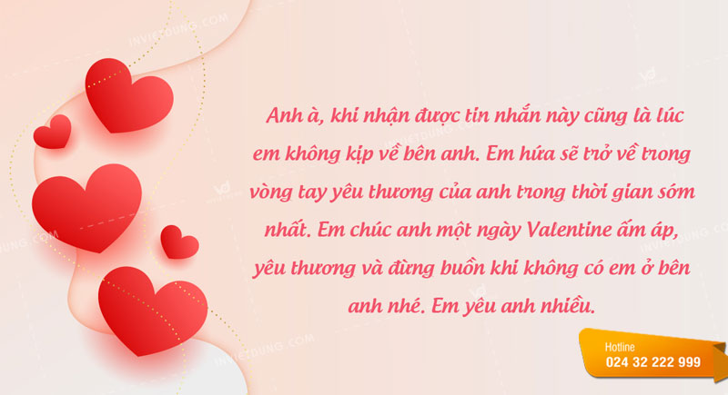 Những lời chúc valentine cho người yêu ở xa