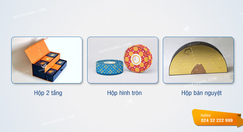 Thiết kế hộp bánh trung thu theo kiểu dáng hộp