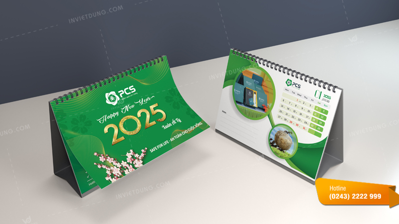 Lịch để bàn chữ A độc quyền