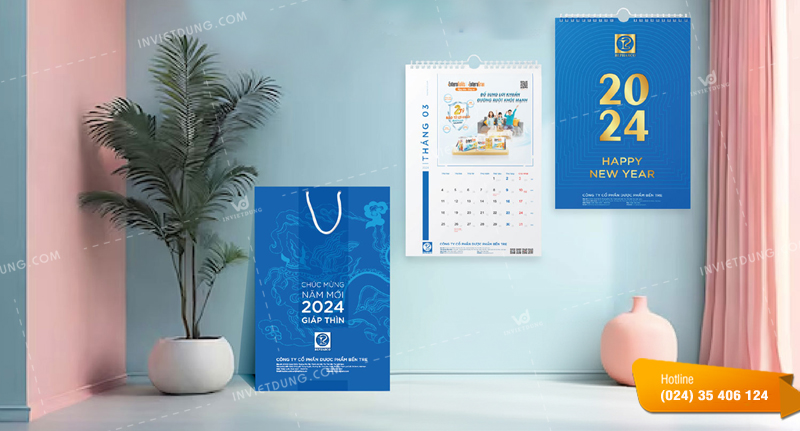 Lịch độc quyền lò xo trên treo tường