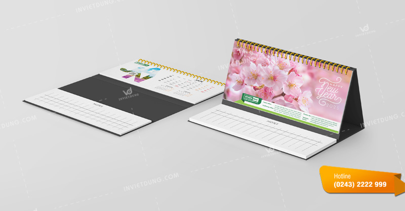 Lịch để bàn chữ M công ty Green One