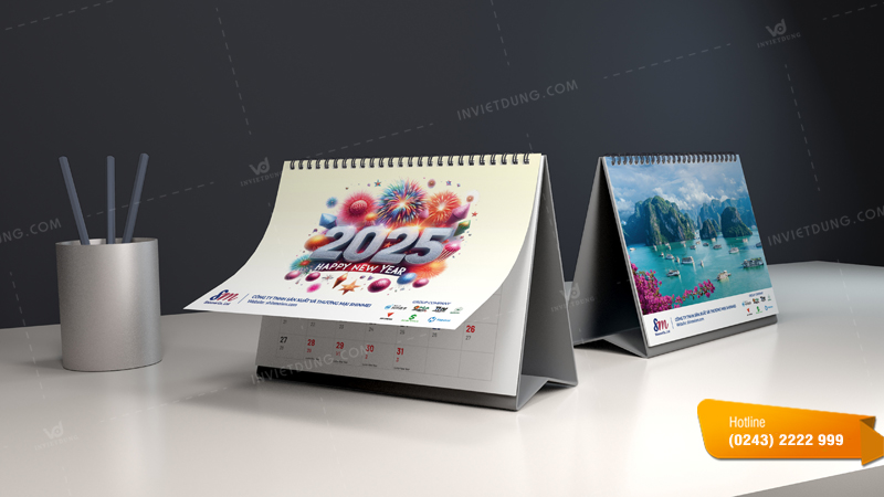 Lịch để bàn doanh nghiệp SM