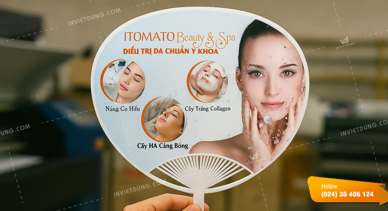 Quạt nhựa quảng cáo phù hợp với những ai trong ngành làm đẹp?