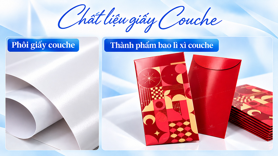 Chất liệu giấy couche